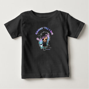 T-shirt Pour Bébé Funny Kawaii Pastel Goth Emo Gothique Chibi Anime