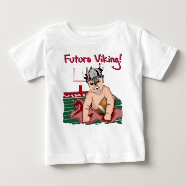 T-shirt Pour Bébé Futur bébé de Viking (Devant)