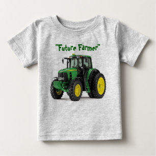 T-shirt Pour Bébé Futur bébé fermier