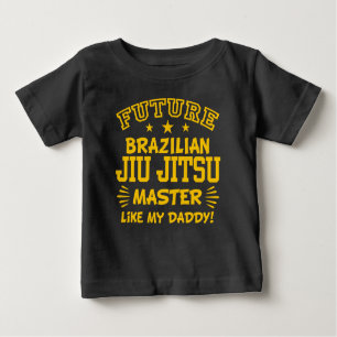 T-shirt Pour Bébé Futur Brésilien Jiu Jitsu Maître Comme Mon Père