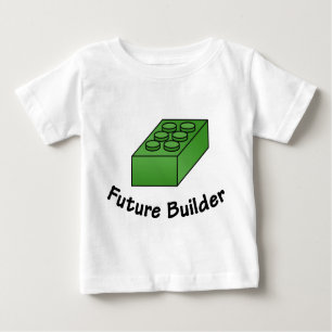 T-shirt Pour Bébé Futur constructeur drôle - illustrations de bloc