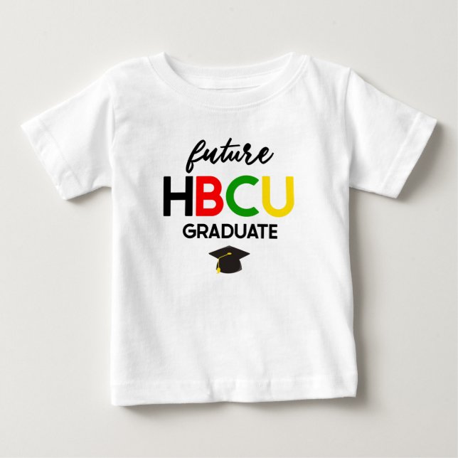T-shirt Pour Bébé Futur diplômé du Collège HBCU (Devant)