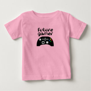 T-shirt Pour Bébé futur gamer