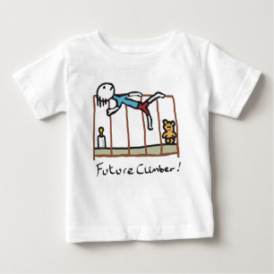 T-shirt Pour Bébé Futur grimpeur