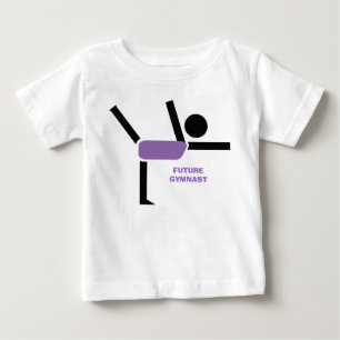 T-shirt Pour Bébé Futur gymnaste, artiste de gymnastique sur mesure