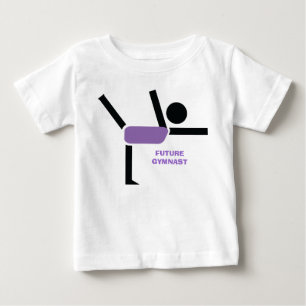 T-shirt Pour Bébé Futur gymnaste, artiste de gymnastique sur mesure