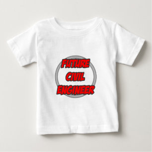 T-shirt Pour Bébé Futur ingénieur civil