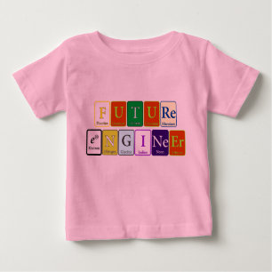 T-shirt Pour Bébé Futur Ingénieur Tutu Design