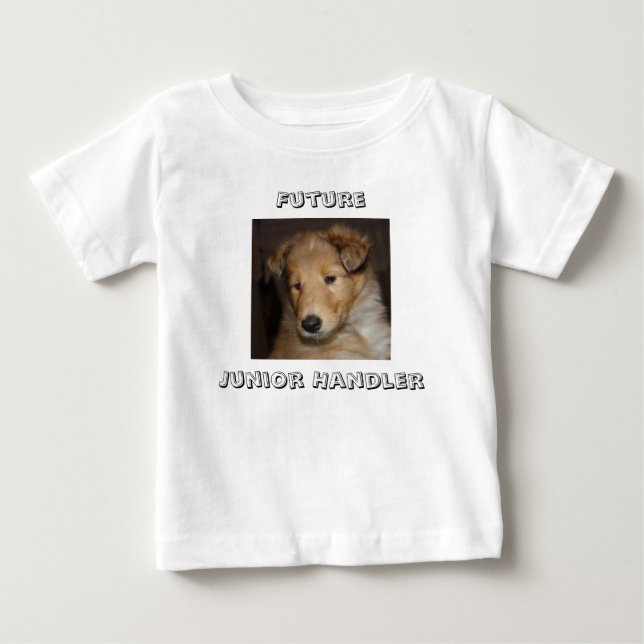 T-shirt Pour Bébé Futur manipulateur junior - chiot rugueux de (Devant)
