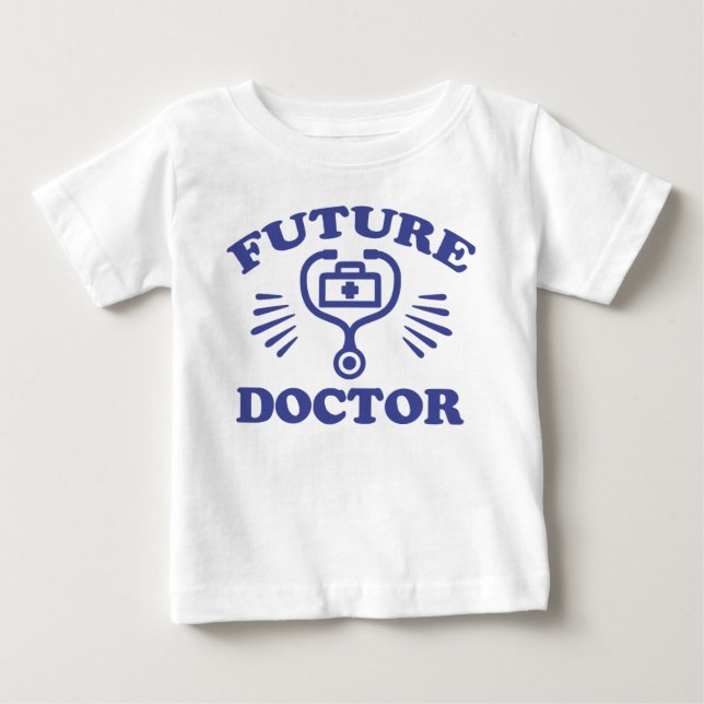 T-shirt Pour Bébé Futur médecin (Devant)