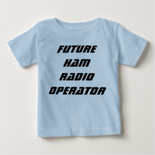 T-shirt Pour Bébé Futur opérateur radio de jambon