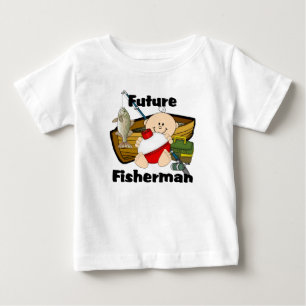 T-shirt Pour Bébé Futur pêcheur