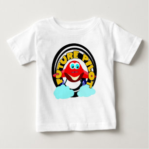 T-shirt Pour Bébé Futur pilote