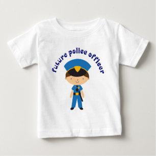 T-shirt Pour Bébé Futur policier