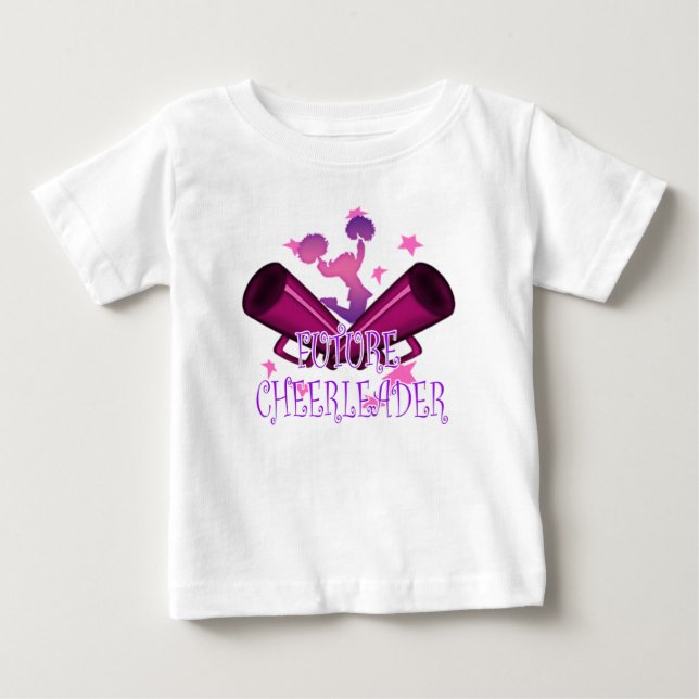 T-shirt Pour Bébé Futur pom-pom girl (Devant)
