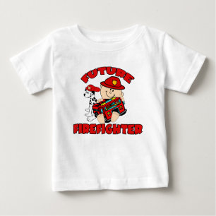 T-shirt Pour Bébé Futur pompier