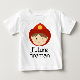 T-shirt Pour Bébé Futur pompier