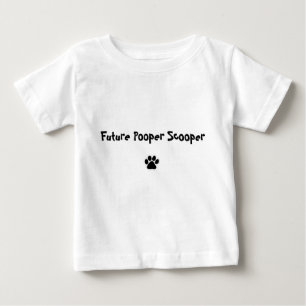 T-shirt Pour Bébé Futur Pooper Scooper