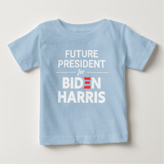 T-shirt Pour Bébé Futur président Biden Harris Texte personnalisé bl