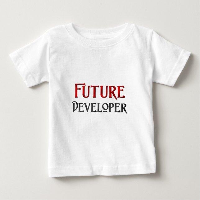 T-shirt Pour Bébé Futur promoteur (Devant)