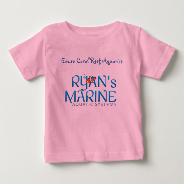 T-shirt Pour Bébé Futur récif coralien Aquarist (Devant)