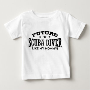 T-shirt Pour Bébé Futur Scuba Diver