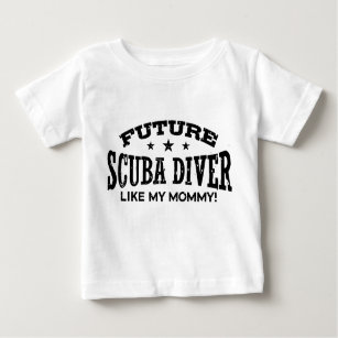 T-shirt Pour Bébé Futur Scuba Diver