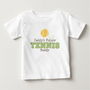 T-shirt Pour Bébé Futur T-shirt de bébé d'ami du tennis du papa