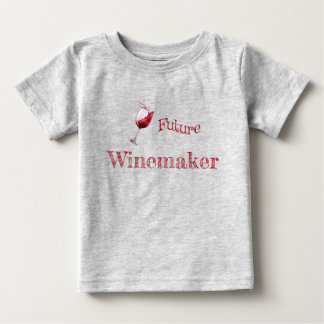T-shirt Pour Bébé Futur vigneron Amusing amateur de vin Bébé