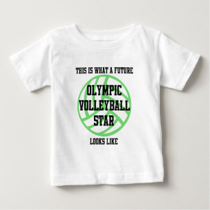 T-shirt Pour Bébé Futur volleyball olympique de VolleyChick