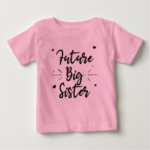 T-shirt Pour Bébé Future grande soeur