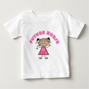T-shirt Pour Bébé Future infirmière mignonne