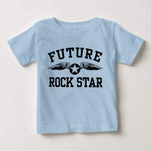 T-shirt Pour Bébé Future Rock Star