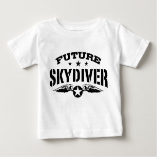 T-shirt Pour Bébé Future Skydiver