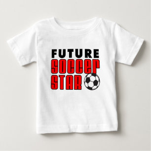 T-shirt Pour Bébé Future Star de football