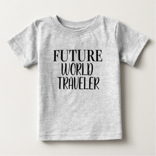 T-shirt Pour Bébé Future World Travellers
