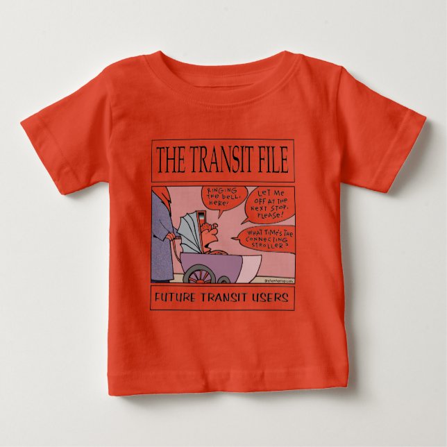 T-shirt Pour Bébé Futurs cadeaux d'utilisateur de transit (Devant)
