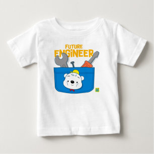 T-shirt Pour Bébé Futurs ours mignon de l'ingénieur 2 pour le béb