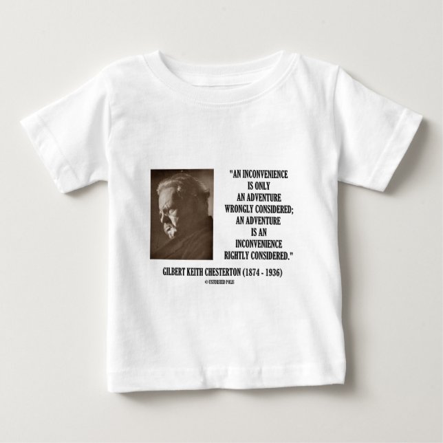 T-shirt Pour Bébé G.K. Aventure de désagréments de Chesterton (Devant)