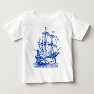 T-shirt Pour Bébé Gallion - Marine