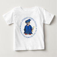Garçon Bleu Casquette Préscolaire Graduation