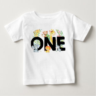 T-shirt Pour Bébé Garçon premier anniversaire Wild One Jungle Safari