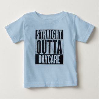 T-shirt Pour Bébé Garçon's Straight Outta Garderie Drôle Tee