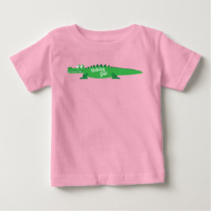 T-shirt Pour Bébé Gator Alligator Crocodile Enfants 1er fête d'anniv