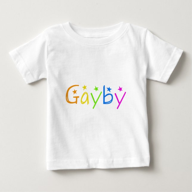 T-shirt Pour Bébé Gayby (Devant)