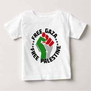 T-shirt Pour Bébé gaza libre palestine