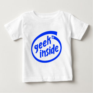 T-shirt Pour Bébé Geek à l'intérieur