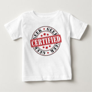 T-shirt Pour Bébé Geek certifié