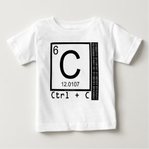 T-shirt Pour Bébé Geek Moi ! Copie de carbone