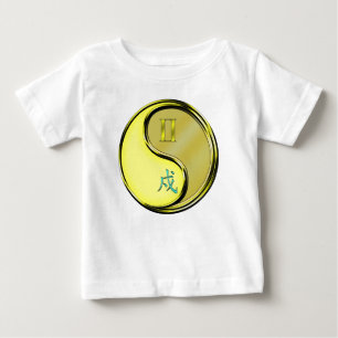 T-shirt Pour Bébé Gémeaux & Chien Métal